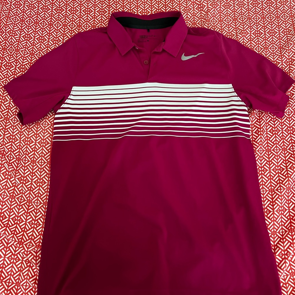 Nike Golf Pink Polo Shirt